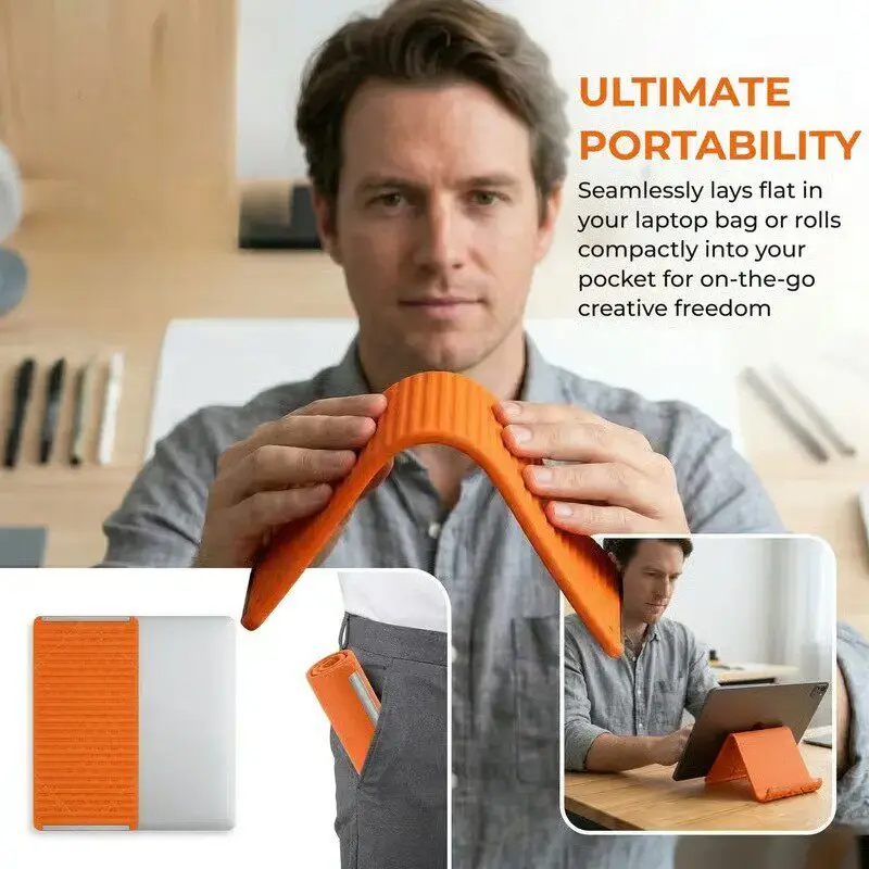 Laptop Original Accessories - Silicone Foldable Phone Stand Tablets Laptops