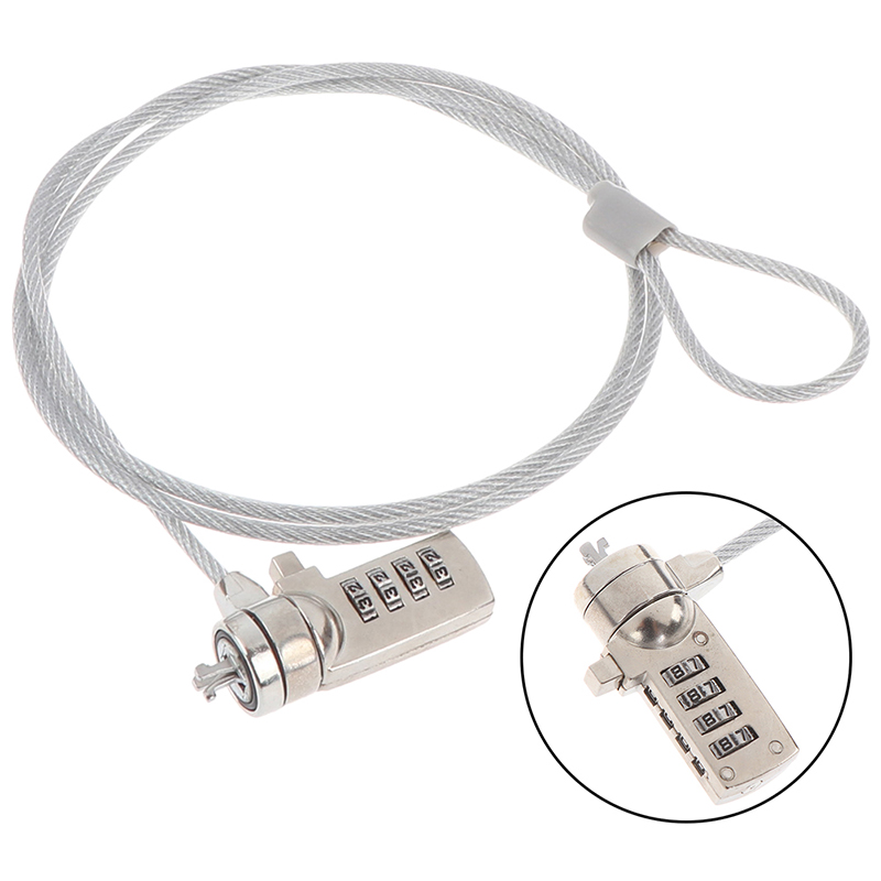 4 Digit security password comp - đánh giá và giá Laptop Lock Cable