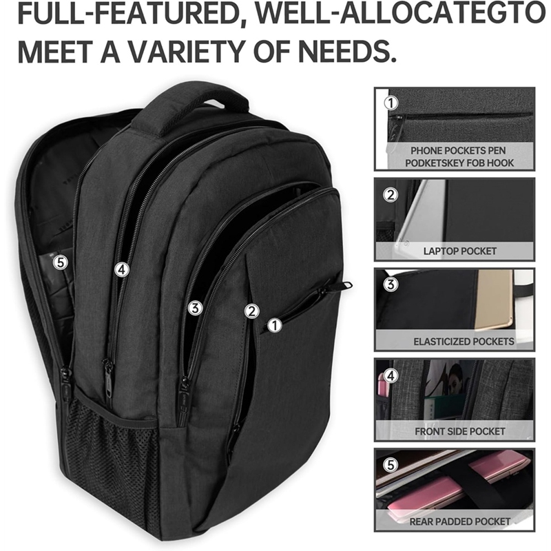 Large Travel Laptop Backpack,  - đánh giá và giá Laptop Backpack Anti Theft