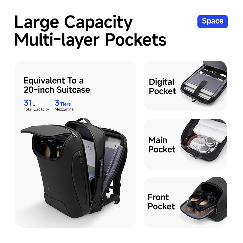 MARK RYDEN 31L Smart Men's Bac - đánh giá và giá Laptop Backpack Anti Theft
