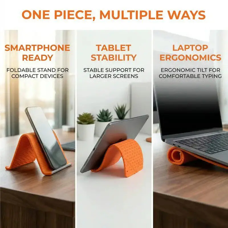 Silicone Foldable Phone Stand  - đánh giá và giá Laptop Original Accessories