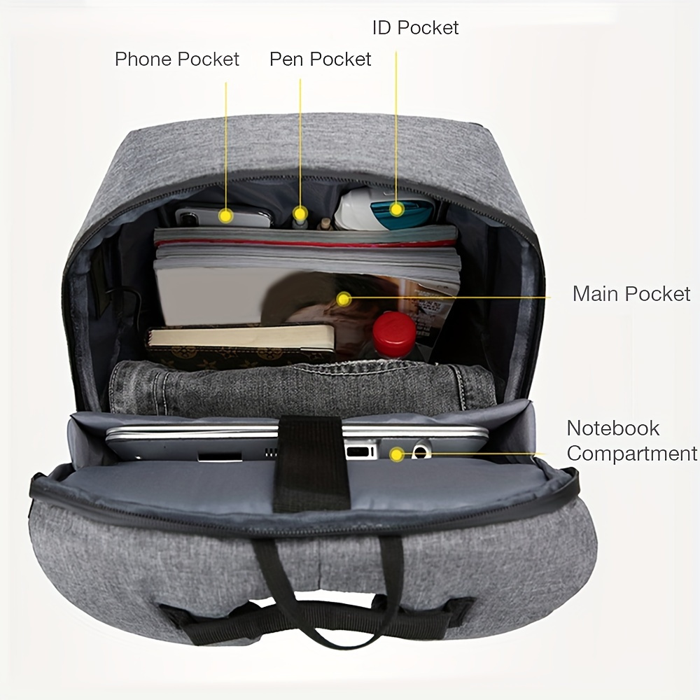 Anti Theft Men Business Laptop - đánh giá và giá Laptop Backpack Anti Theft