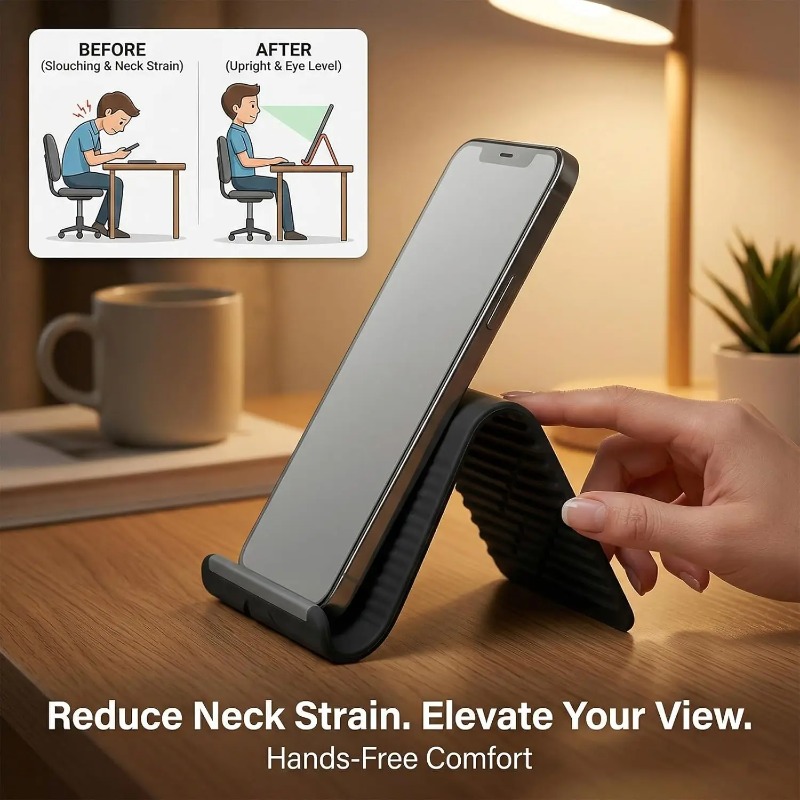 Flexible Foldable Silicone Pho - đánh giá và giá Laptop Office Accessories
