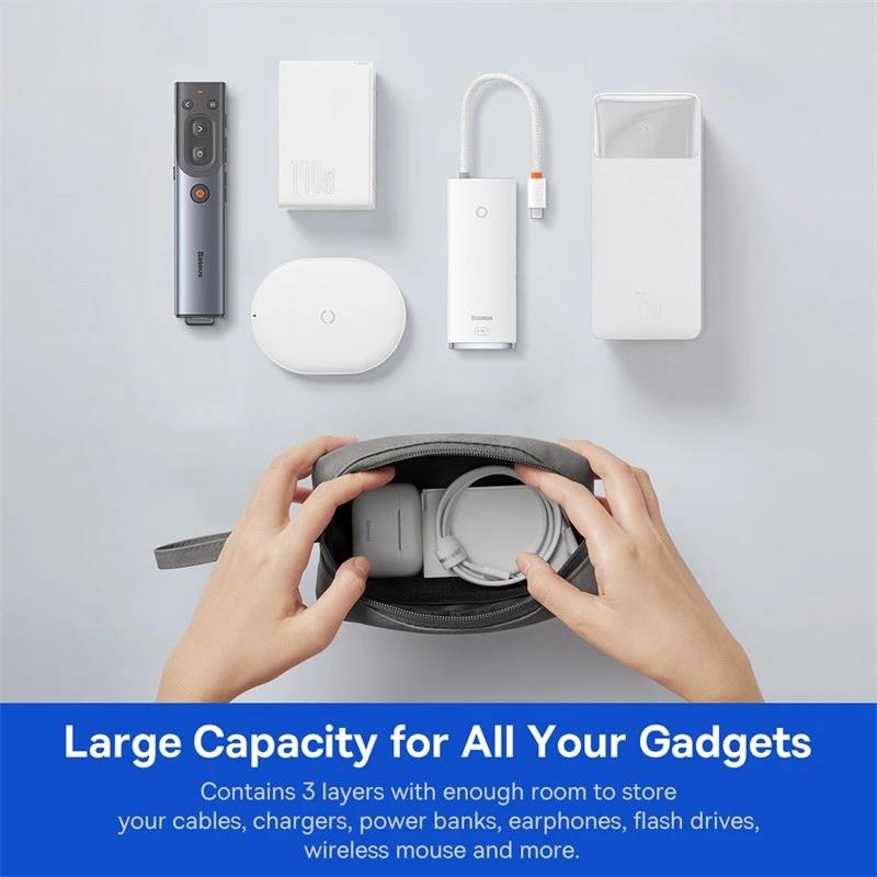 Portable Earphone Bag Waterpro - đánh giá và giá Cable Management Bag
