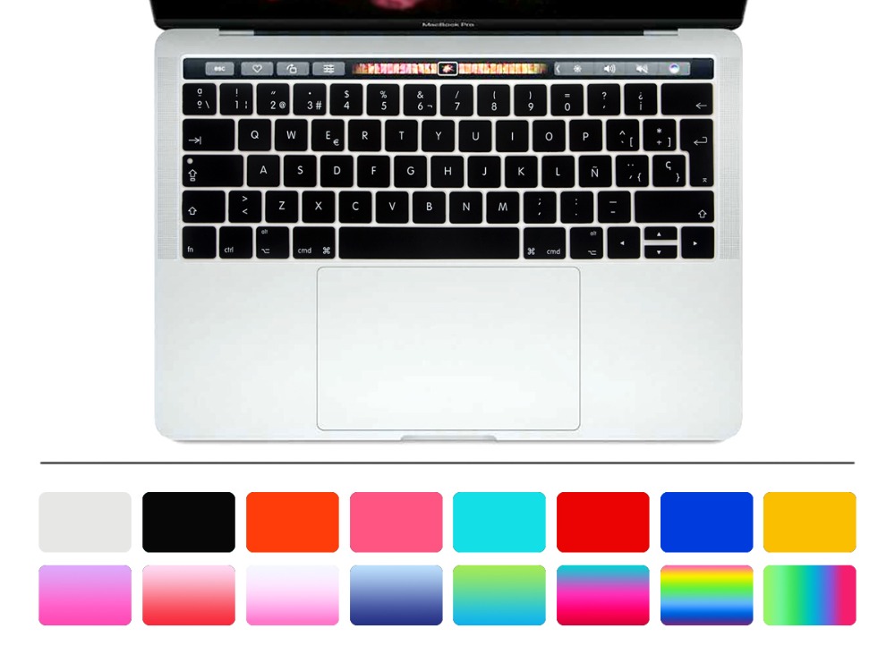 Hrh Tây Ban Nha EU Bàn Phím Si - đánh giá và giá Mac Laptop Accessories