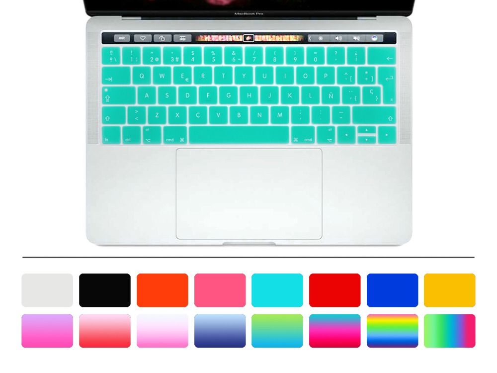 Hrh Tây Ban Nha EU Bàn Phím Si - đánh giá và giá Mac Laptop Accessories