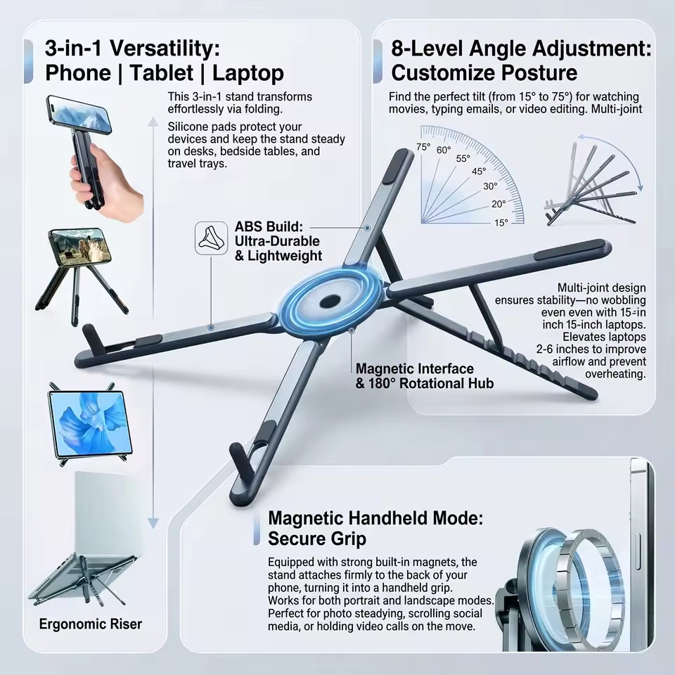 Portable Magnetic Phone Holder - đánh giá và giá Laptop Office Accessories
