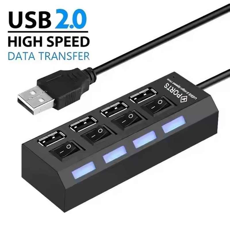 4-Ports USB 2.0 Hub Extension  - đánh giá và giá Laptop Accessories Hub