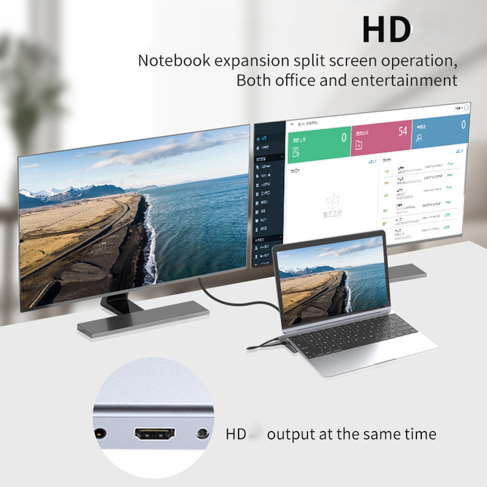 USB C HUB Laptop Docking Stati - đánh giá và giá Mac Laptop Accessories