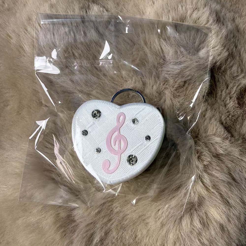 3D Printed Musical Note Heart  - đánh giá và giá Cable Management Bag