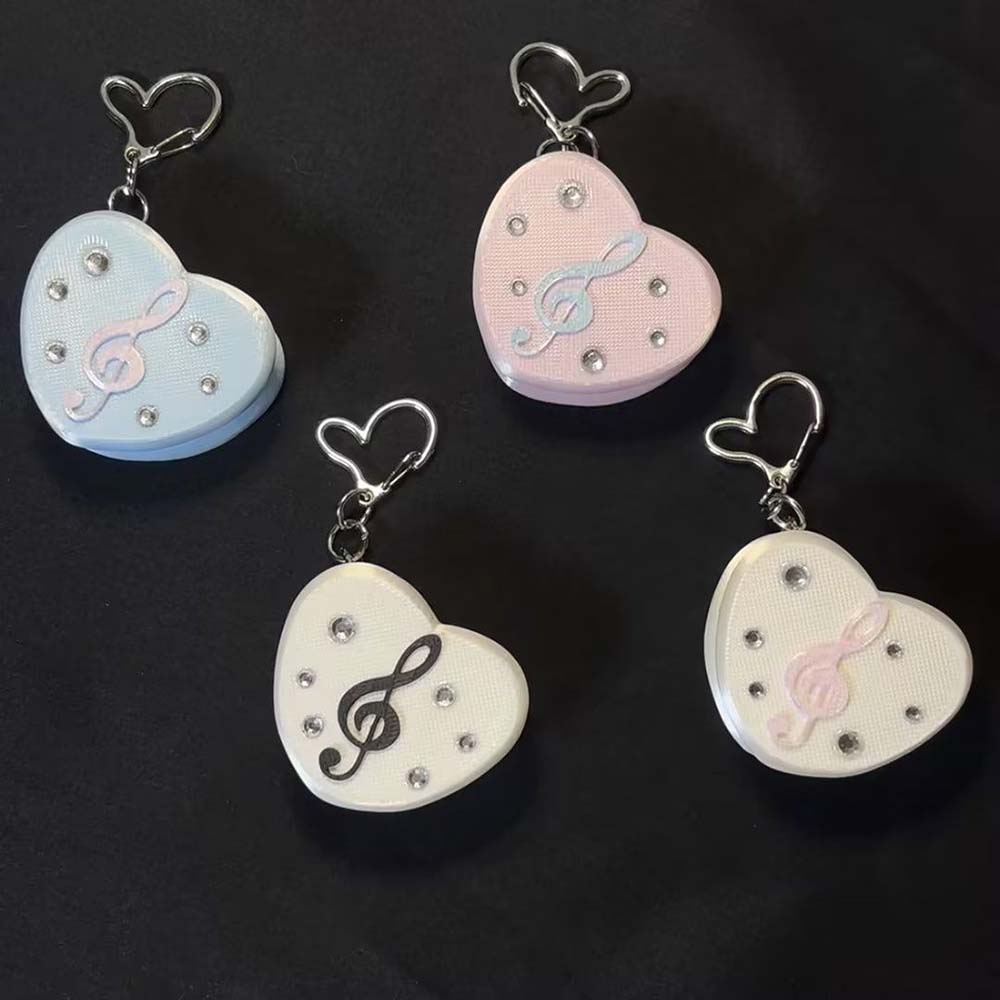 3D Printed Musical Note Heart  - đánh giá và giá Cable Management Bag