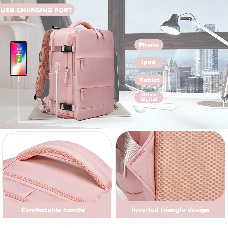 Travel Backpack Carry On Anti  - đánh giá và giá Laptop Backpack Anti Theft