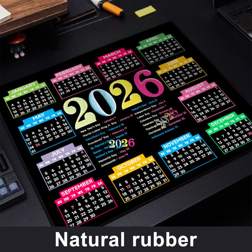 2026 Calendar Mouse Pad Waterp - đánh giá và giá Laptop Office Accessories