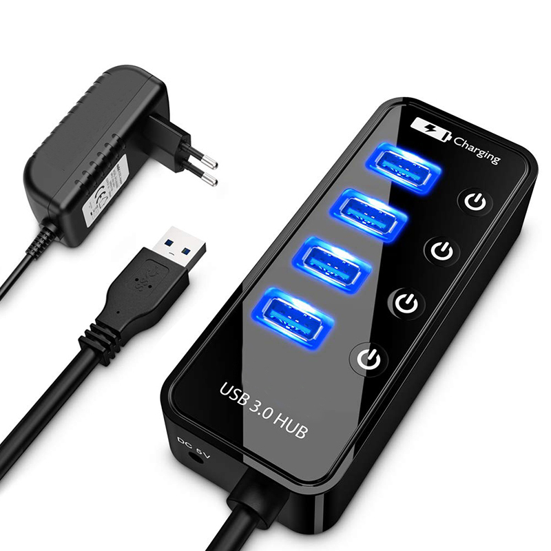 USB HUB 3.0 4 Port Smart Phone - đánh giá và giá Laptop Lock Cable