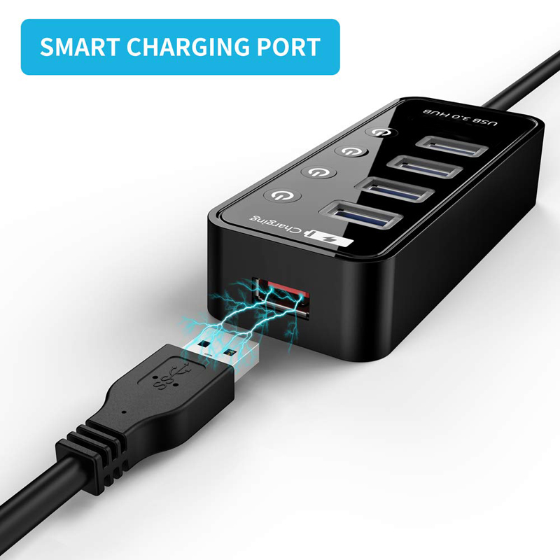 USB HUB 3.0 4 Port Smart Phone - đánh giá và giá Laptop Lock Cable