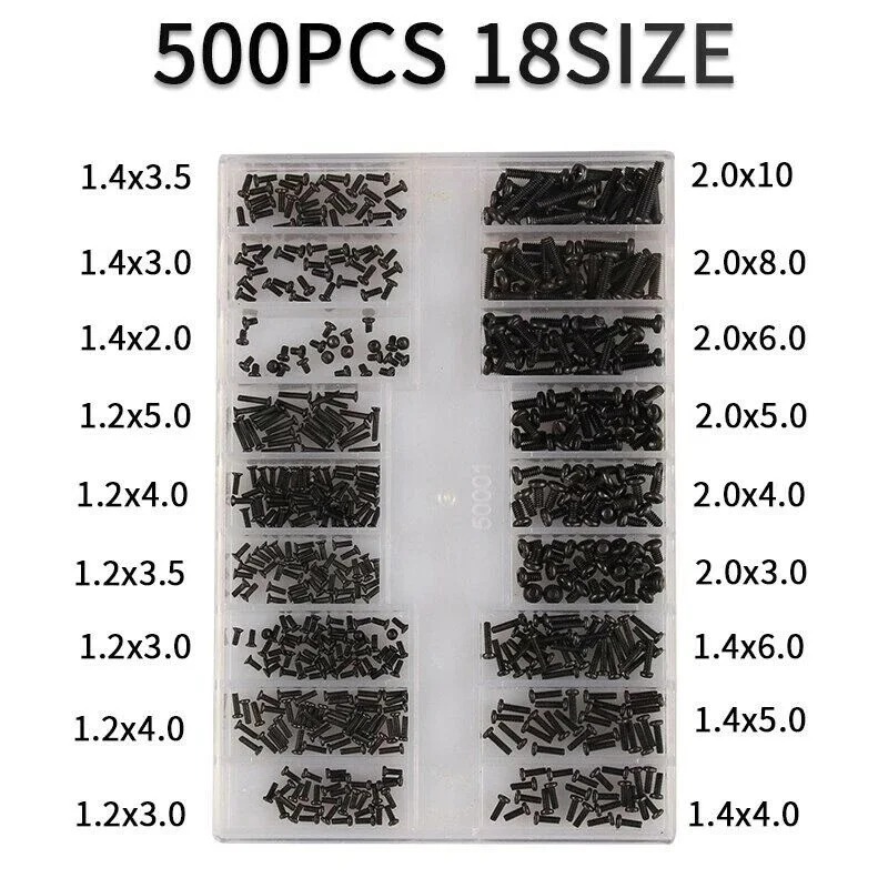 500PCS Laptop Notebook Screws  - đánh giá và giá Laptop Repair Accessories