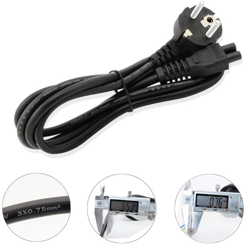 1.5M EU Universal Laptop 3-pin - đánh giá và giá Laptop Lock Cable
