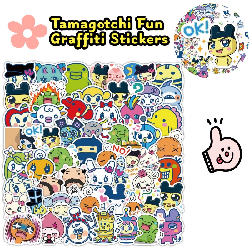 Japanese Tamagotchi Stickers E - đánh giá và giá Laptop Original Accessories