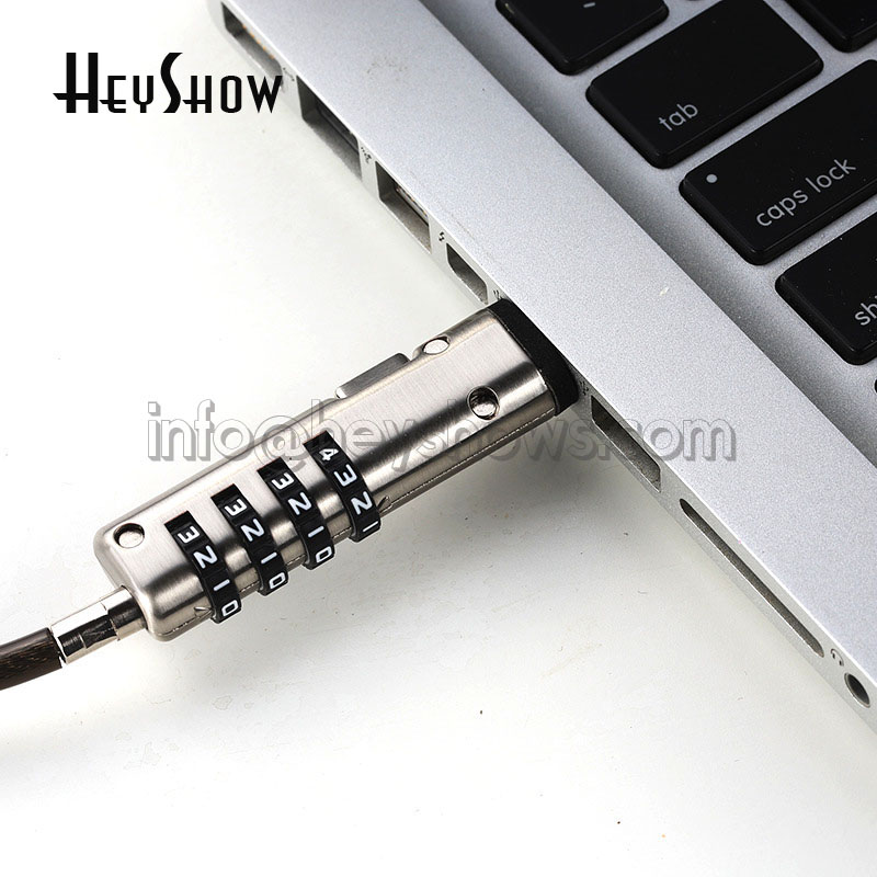 4-Digit Password Protected USB - đánh giá và giá Laptop Lock Cable