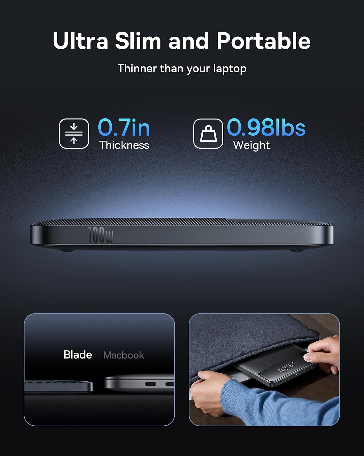 Baseus Laptop Portable Charger - đánh giá và giá Laptop Lock Cable