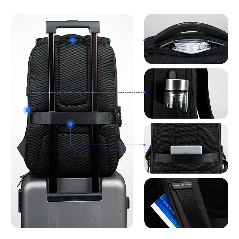 Mark Ryden Men Backpack Busine - đánh giá và giá Laptop Backpack Anti Theft