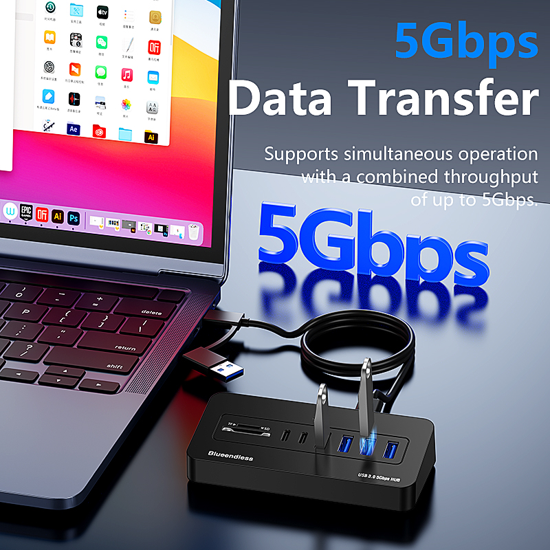 Blueendless Multi-Port USB-C H - đánh giá và giá Mac Laptop Accessories