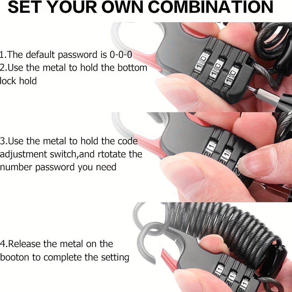 3 Digit Combination Padlock wi - đánh giá và giá Laptop Backpack Anti Theft