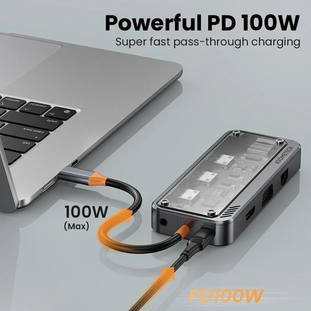 10 In 1 Hub Usb 3.0 Type C To  - đánh giá và giá Mac Laptop Accessories