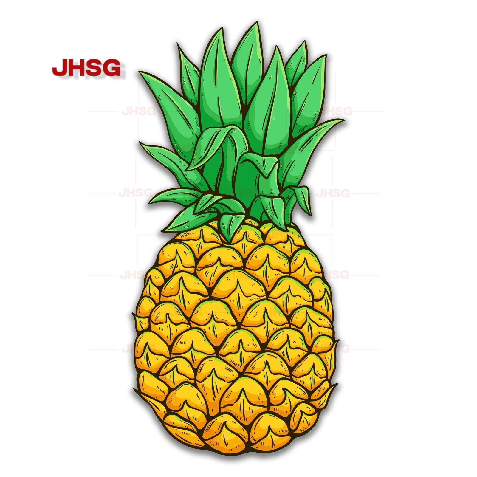 Best Pineapple Stickers Tropic - đánh giá và giá Laptop Accessories Best