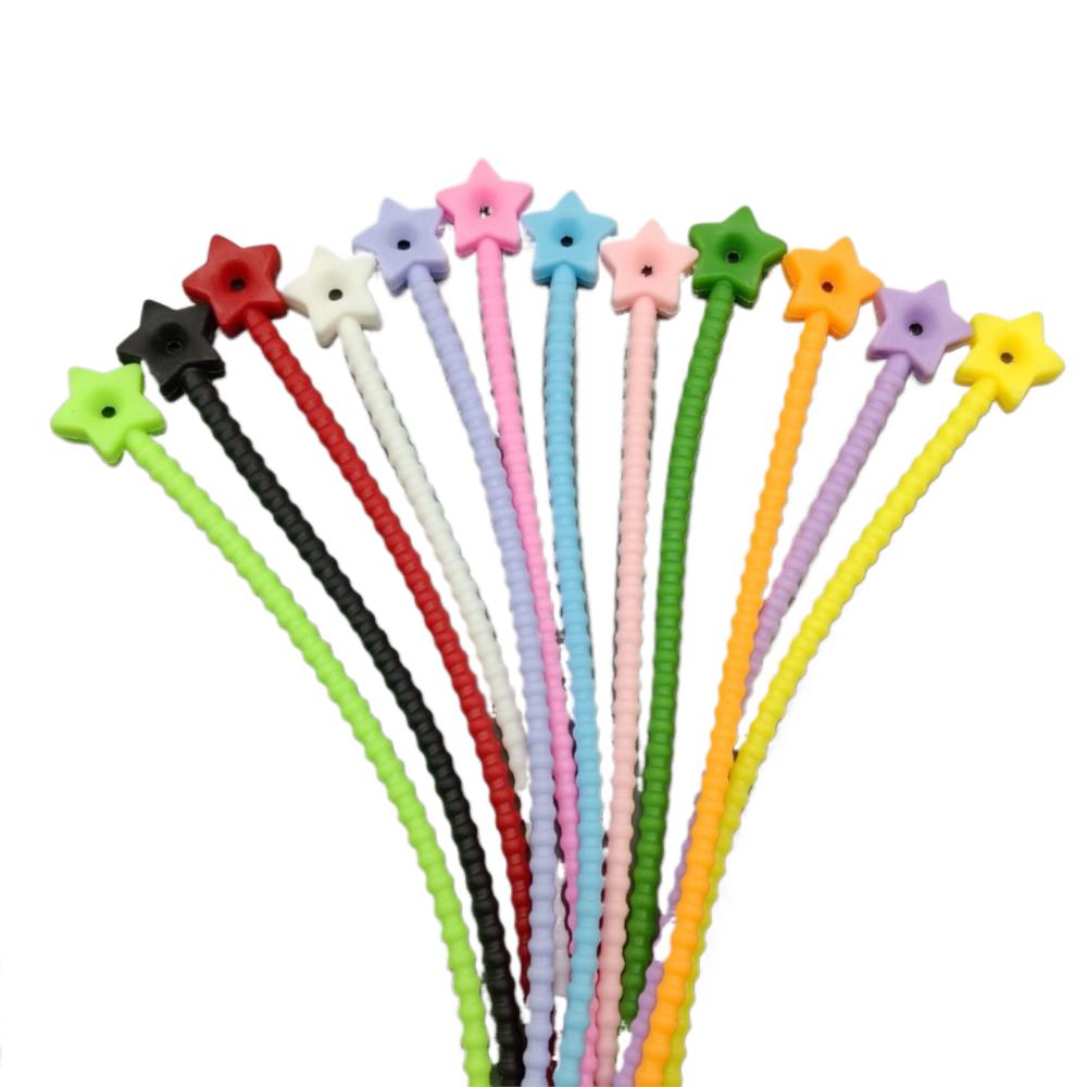 10Pcs Flower Star Silicone Cab - đánh giá và giá Cable Management Bag